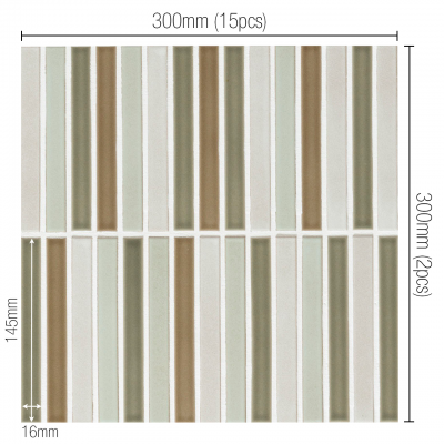 Dimension of sheet
( Bright, Matte, Luster mix )